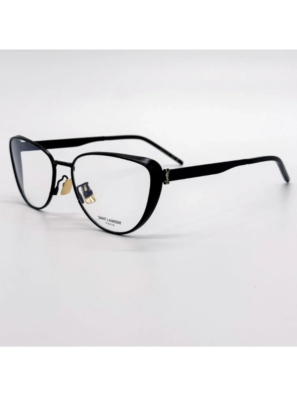 NEW SAINT LAURENT EYEGLASSES SLM92 003 WOMEN CAT EYE BLACK EYEWEAR SL M92